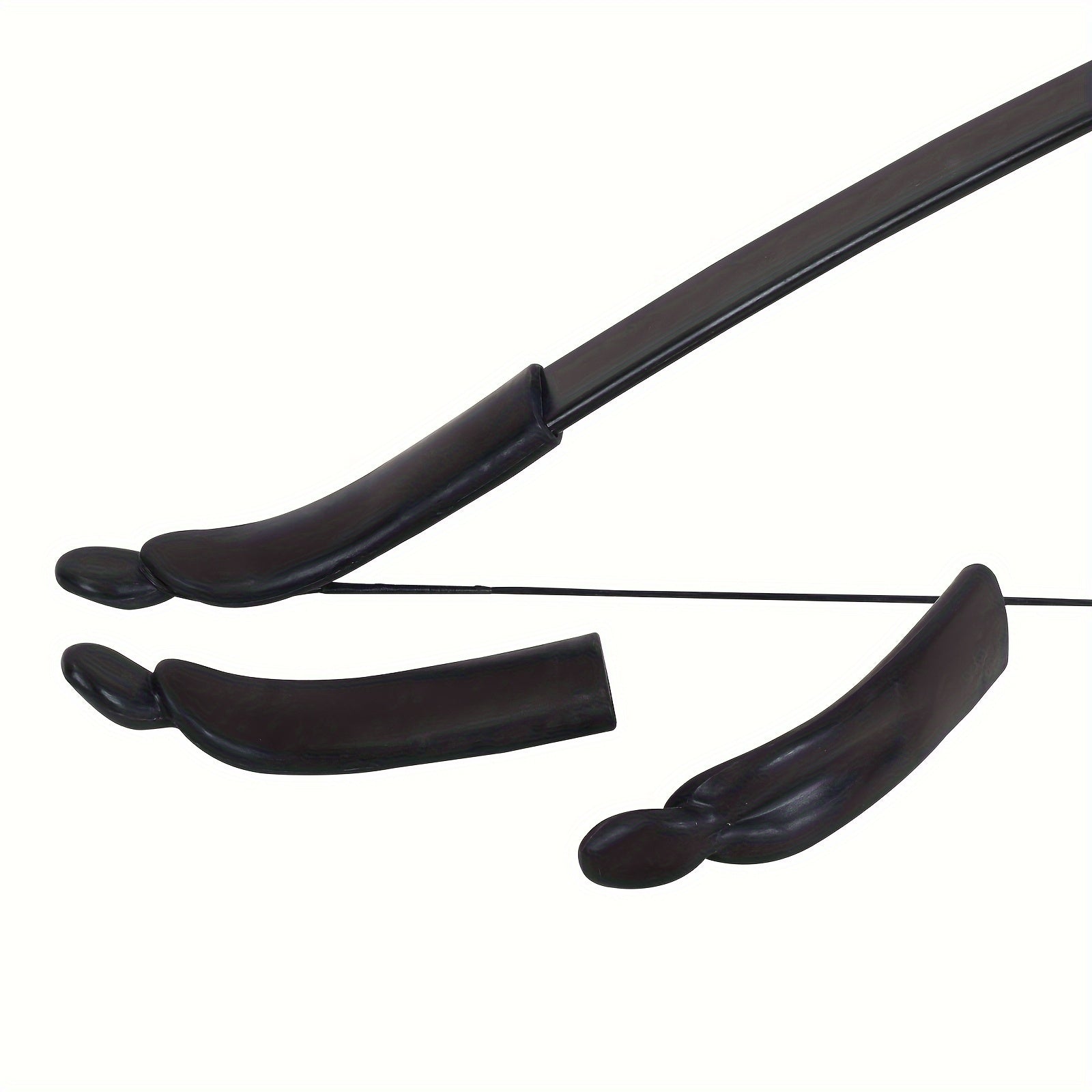 2pcs PVC Recurve Bow Limb Tip Guard Easy Installation