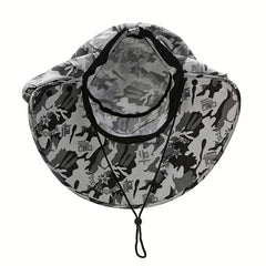 Camouflage Sunscreen Hat Fishing Outdoor Sunshade Hiking Shawl Hat