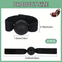 6pcs Football Rugby Trainer Hand Strap for Catching Practicing
