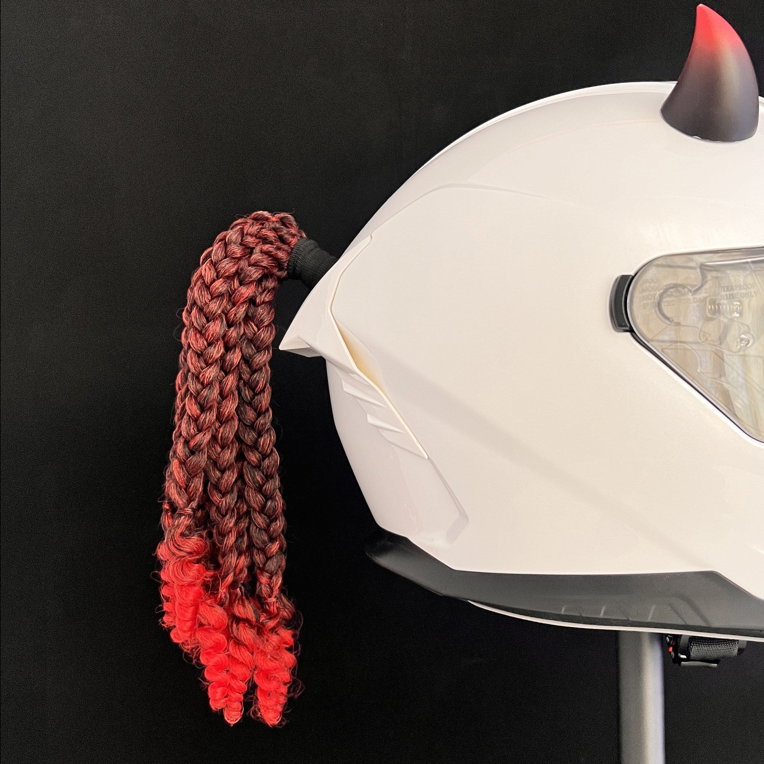 Motorcycle Helmet Suction Cup Paste Dreadlocks Decoration