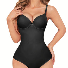 Tummy Control Bodysuit Slimming Compression Slip Body Shaper