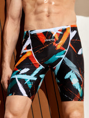 Quick Dry Men's Swim Boxer Briefs for Swimming and Surfing