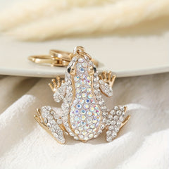 Frog Pendant Diamond Ornament Animal Keychain