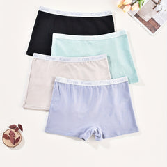 4 Pack Women's Plus Size Seamless Boyshorts Set