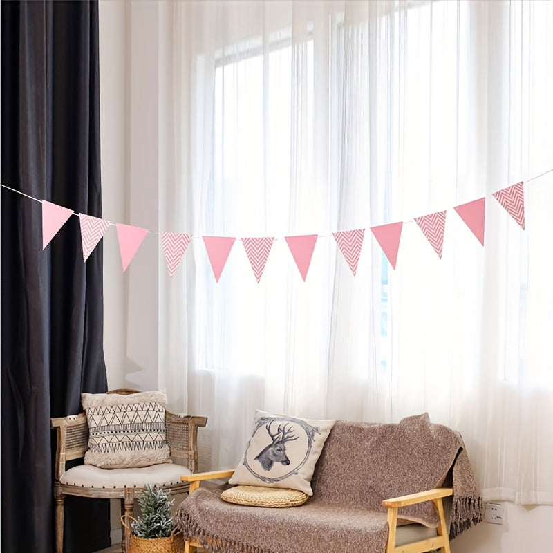 Party Supplies Decoration Pull Flag Birthday Banner Home Event Wedding Party