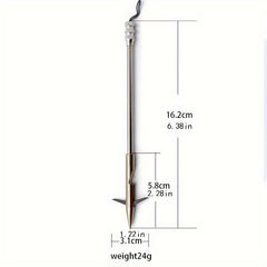 6pcs Stainless Steel Bowfishing Accessory Set for Catching Fish