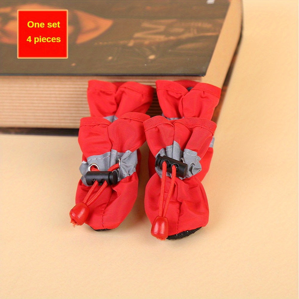 Waterproof Pet Dog Rainshoes for Small Dogs Soft Sole Feet Covers