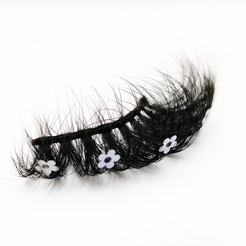 Fluffy Flower Eyelashes Faux Mink Lashes 25mm