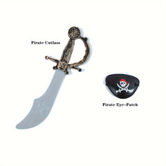 Pirate Cutlass & Eye Patch for Pirate Parties & Role Play