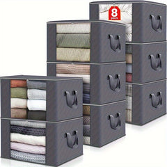 Clear Window Clothes Quilt Storage Box for Bedroom