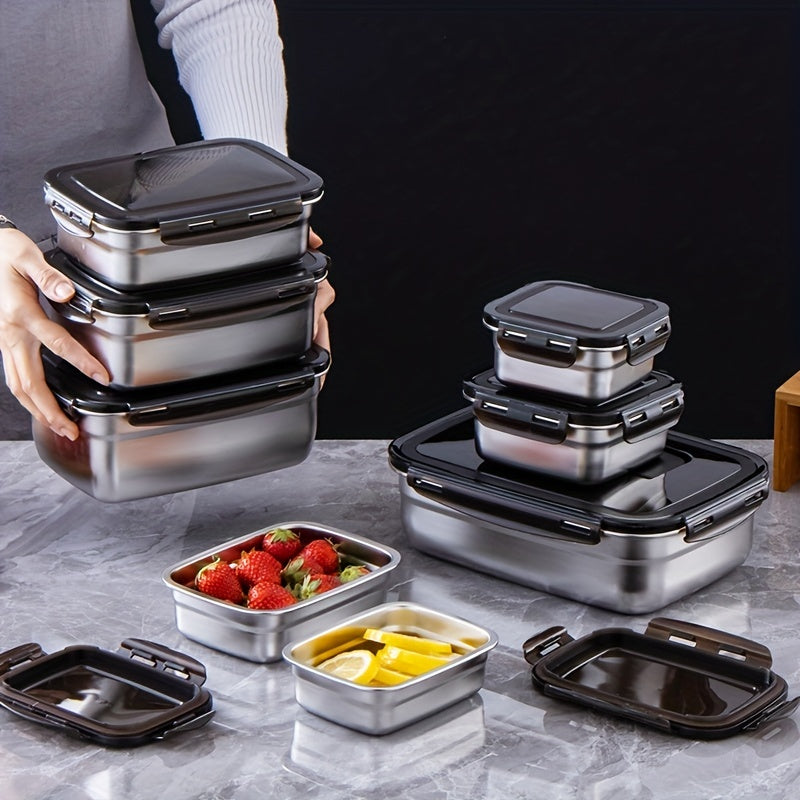 XL Storage Container w/ Handle & Sealed Lid for Freshkeeping - Bento Box
