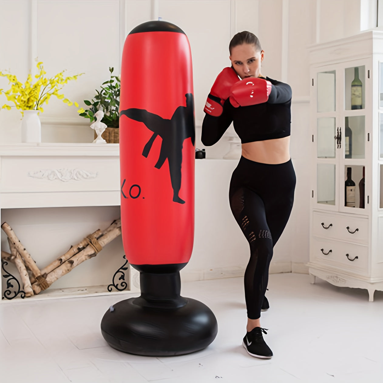 Inflatable Boxing Punch Bag 63 160 02cm Fitness Training