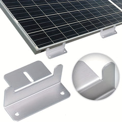 4pcs Outdoor RV Solar Bracket Aluminum Alloy Solar Panel Mounting Block