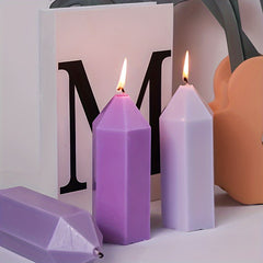 Hexagonal Vertebrae Candle Making Silicone Mold