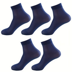 Men's Casual Quarter Socks Breathable Business Socks