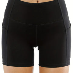 High Waist Butt Lifting Yoga Tight Shorts Sports Fitness Yoga Running Shorts