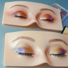 3D Bionic Thickened Silicone Practice Skin for Eyelash Eyebrow Shape