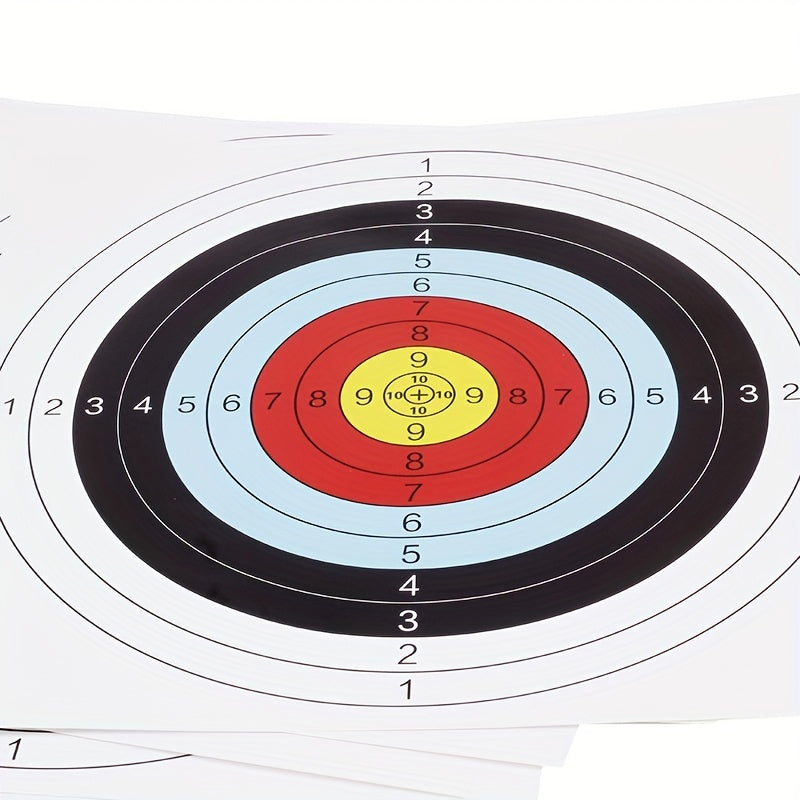 10pcs 40x40cm Archery Targets Paper Practice Training Bow Arrow Darts Targets