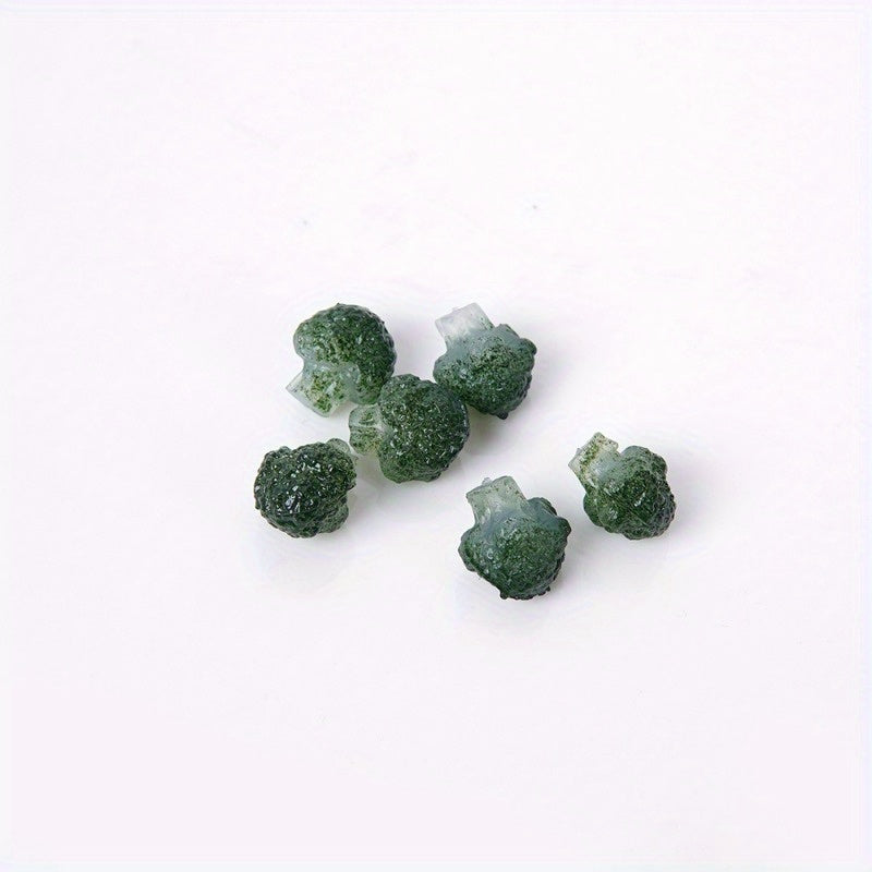 Mini Broccoli Toy Simulation Vegetable Model DIY Play House Ingredients Food Pla