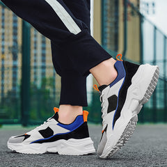 Men's Breathable Mesh Lace Up Sneakers