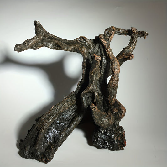 Aquatic Retreat Tree Stump Aquarium Decoration Sunken Wood Fish Hideaway