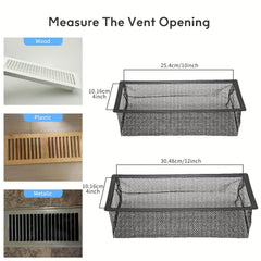 Floor Vent Cover Filter Net Air Vent Screen Mesh Catcher