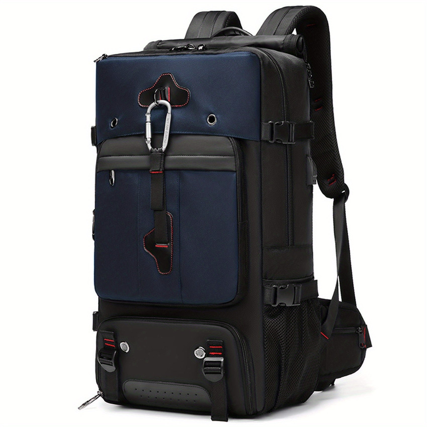 Men's Travel Bag Backpack USB Charging Port Large Capacity Waterproof Outdoor