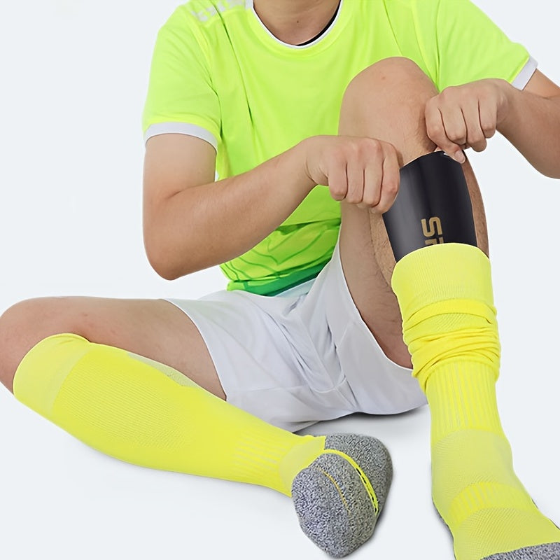 Adult Football Shin Guards Soccer Leg Protectors Lightweight Outdoor Sports