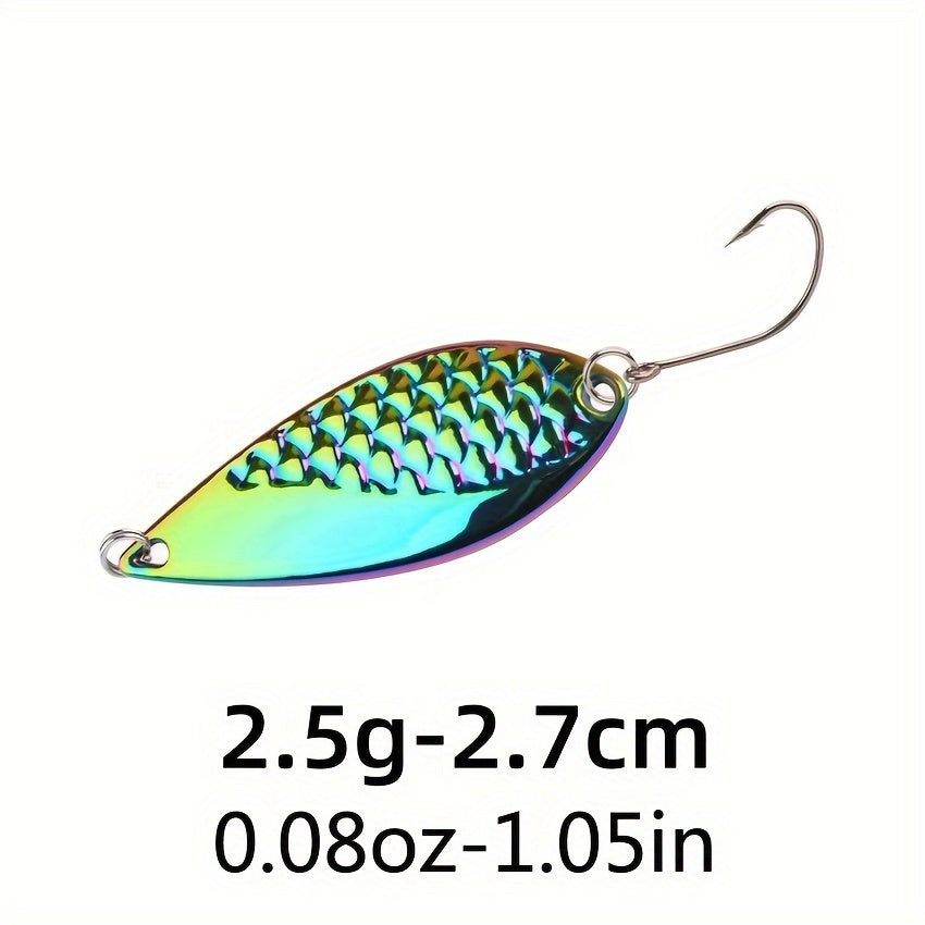 Metal Bionic Bait for Perch and Bass Fishing Spoon 2.5g-20g
