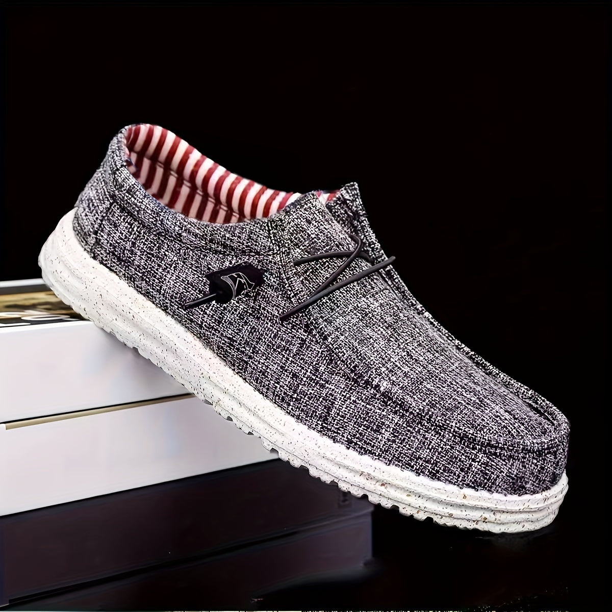 Men's Lightweight Loafer Shoes with Shoelaces