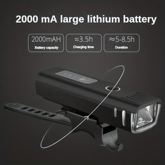 USB Rechargeable Bike Light Powerful Front Headlight 4 Light Modes