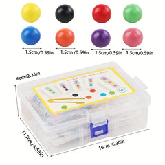 5-Piece Test Tube Clip Bead Toy for Kids