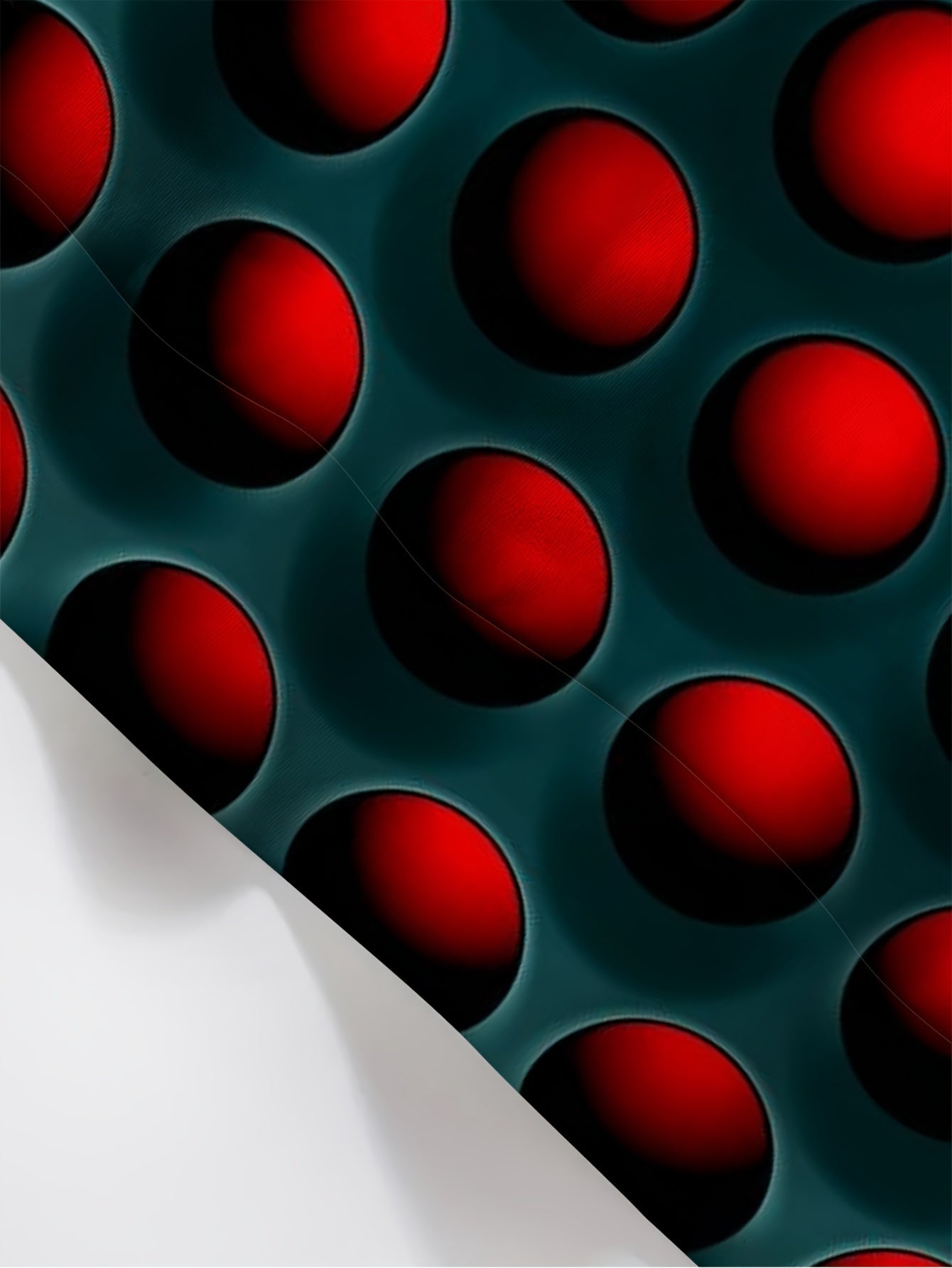 Red Holes 3D Print Hoodies for Men Graphic Hoodie Autumn Winter