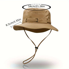 Men's Bucket Hat Summer Wide Brim Sun Hat For Outdoor Activities