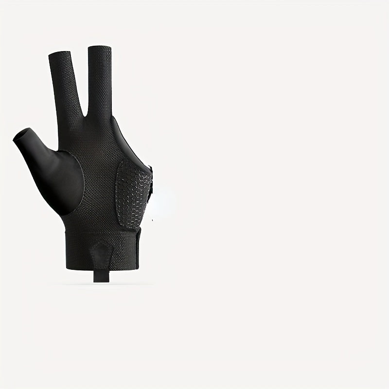 Pro Billiard Gloves Light & Breathable 3-Finger Fingerless Non-slip Glove