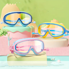 Outdoor Swim Goggles Large Frame Waterproof Anti Fog UV Protection
