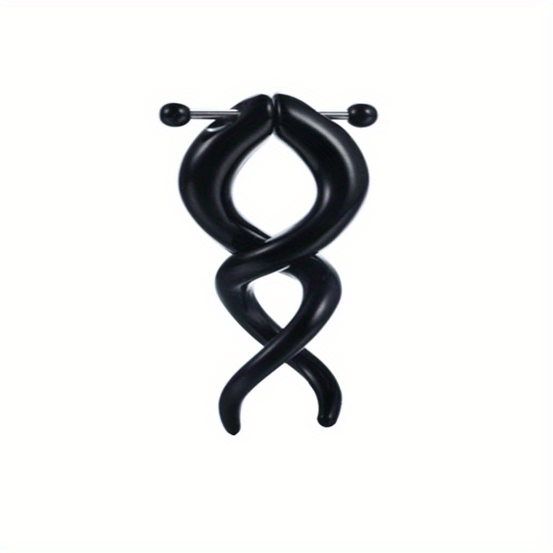 Girl's Asymmetric Spiral Stud Earrings Jewelry - Charms, Friendship