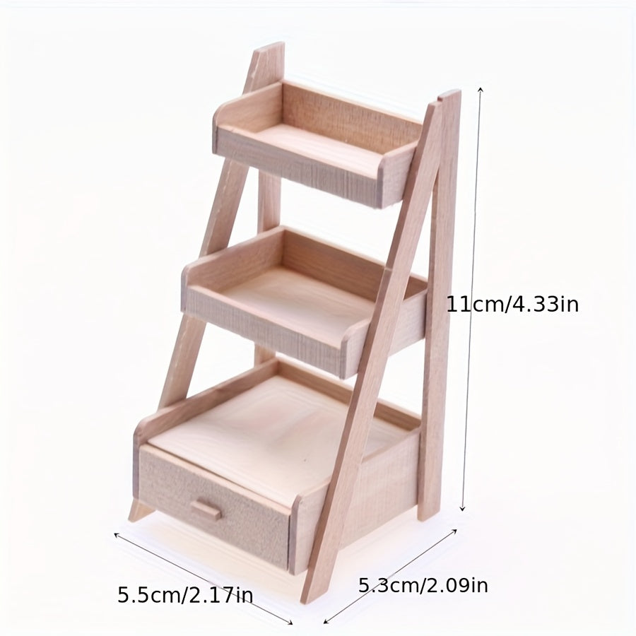 1:12 Scale Wooden Planter Pot Dollhouse Garden Decor Furniture