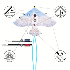 Peace Pigeon Kite With 99 06meter Kite Line