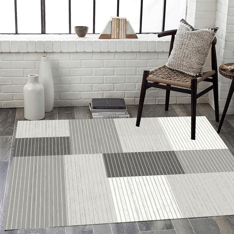 Fluffy Faux Wool Area Rug Non-slip Large Carpet for Living Room Bedroom