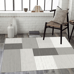 Fluffy Faux Wool Area Rug Non-slip Large Carpet for Living Room Bedroom