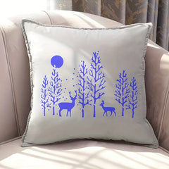 1pc Christmas Deer Stencil for DIY Painting on Fabric Board Glass