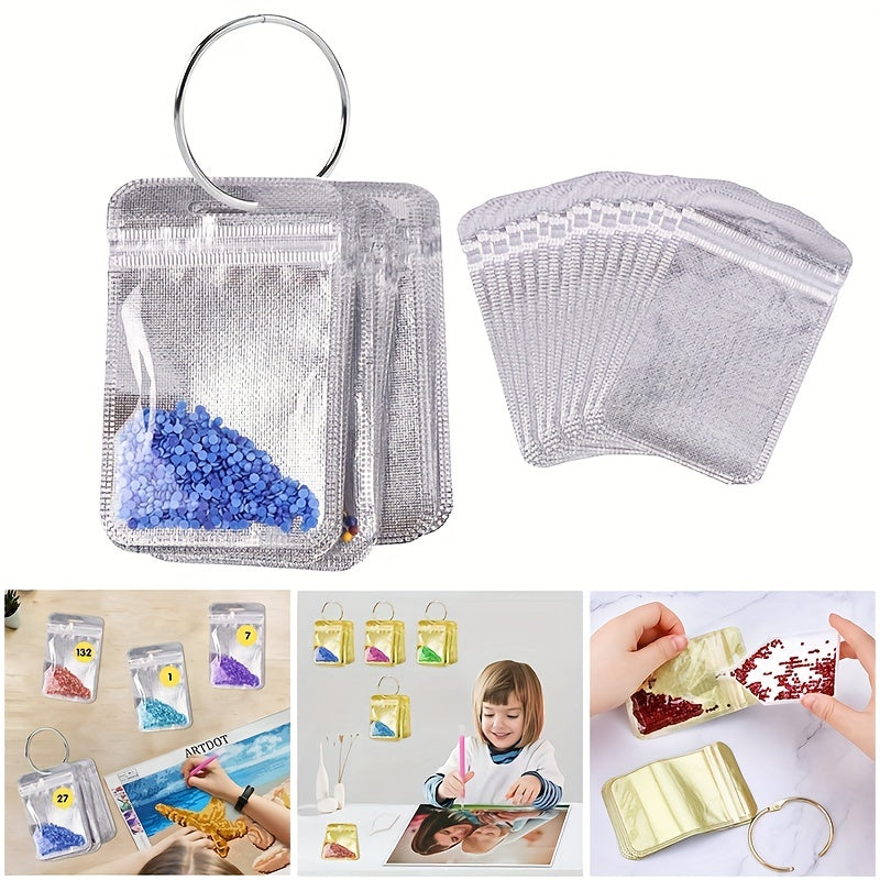 Ziplock Bags Diamond Painting Kit Storage Container Reusable Sealable Bag