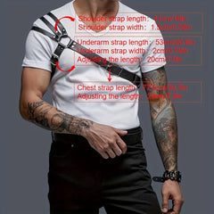 Men's Gothic Performance PU Leather Harness