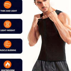Men's Waist Trainer Tank Top for Workout Weight Loss
