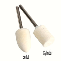 14pcs Polishing Buffing Wheels Set Wool Felt Mounted Mandrel Grinding Bits