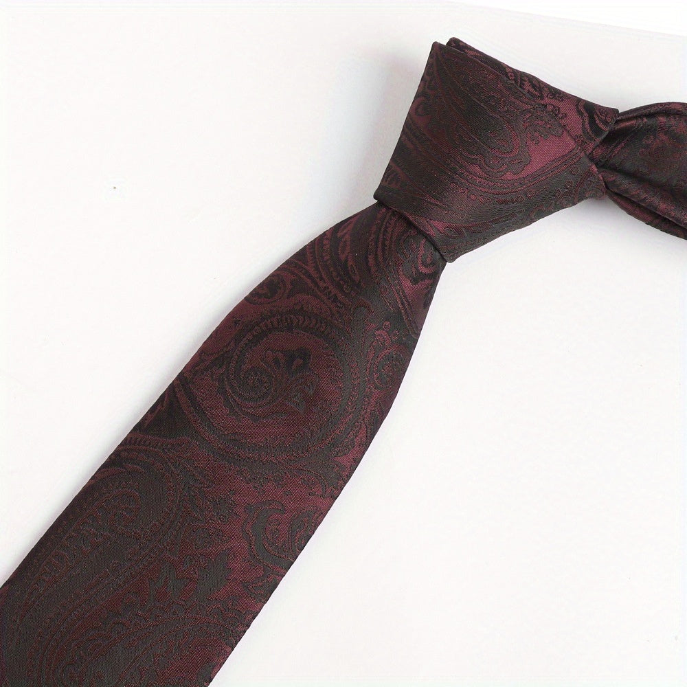 Men's Neckties Striped Floral Necktie Wedding Party