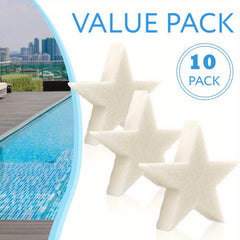10pcs Absorbing Sponges for Pools & Spas