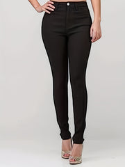 Skinny Denim Pants High Waist Zipper Jeans Women's Clothing