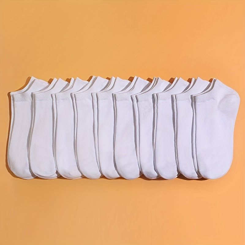 20 Pairs Lightweight Low Cut Ankle Socks Women's Stockings